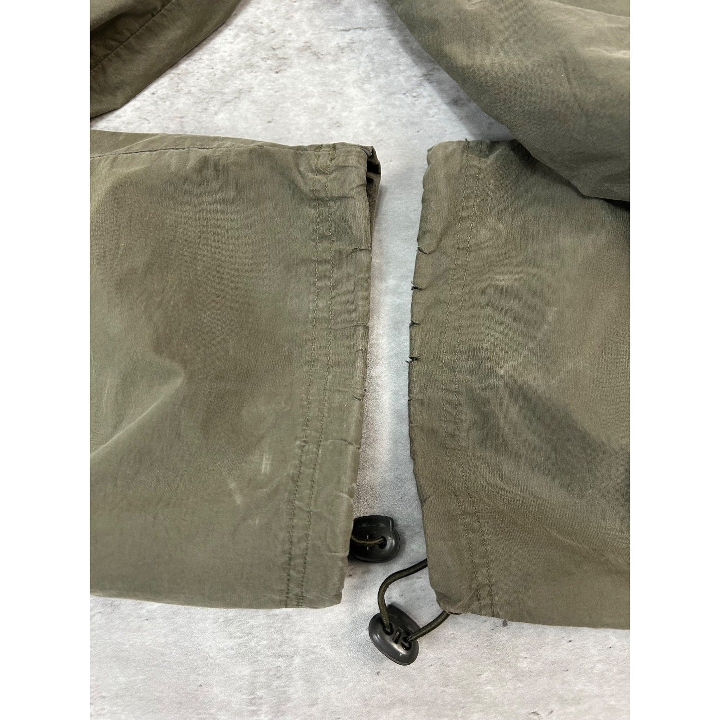 Vintage Y2K Carbon Nylon Utility Cargo Track Pants Size 29