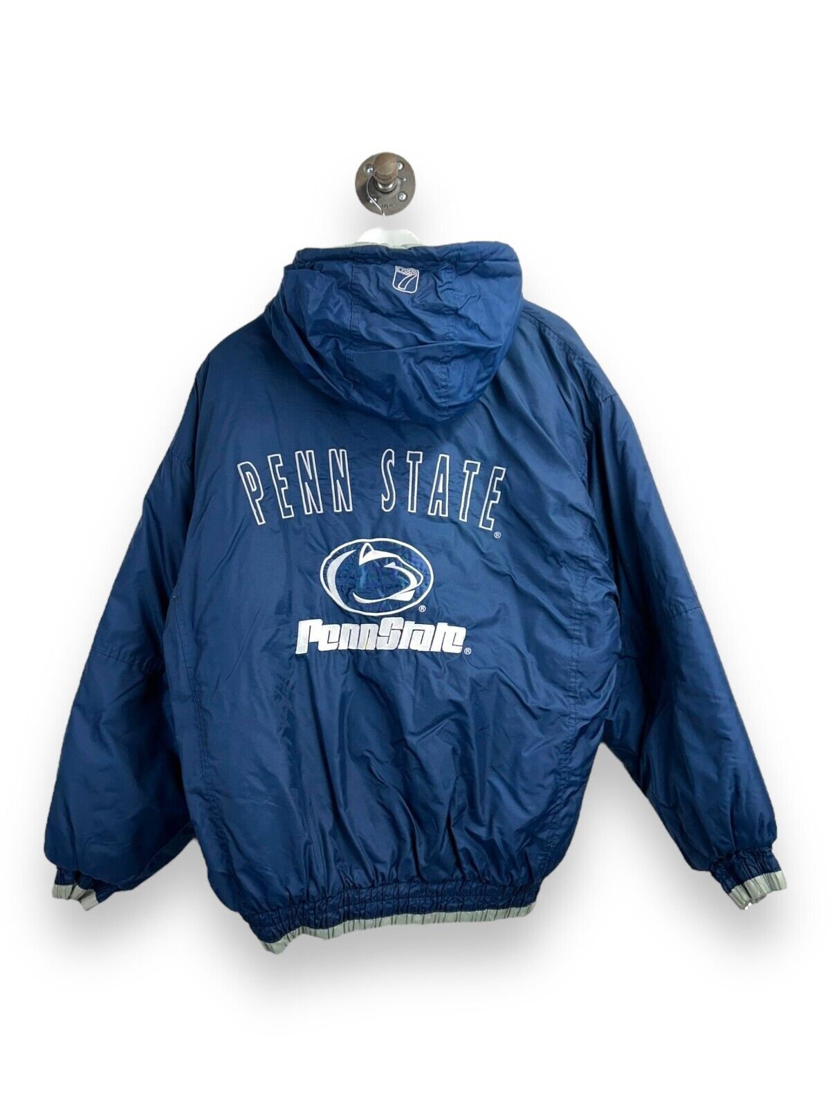 Vintage 90s Penn State NCAA Embroidered Insulated Full Zip Jacket Size Medium