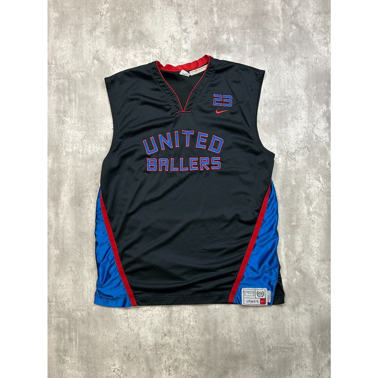 Vintage Lebron James #23 United Ballers Stitched Basketball Jersey Size 2XL