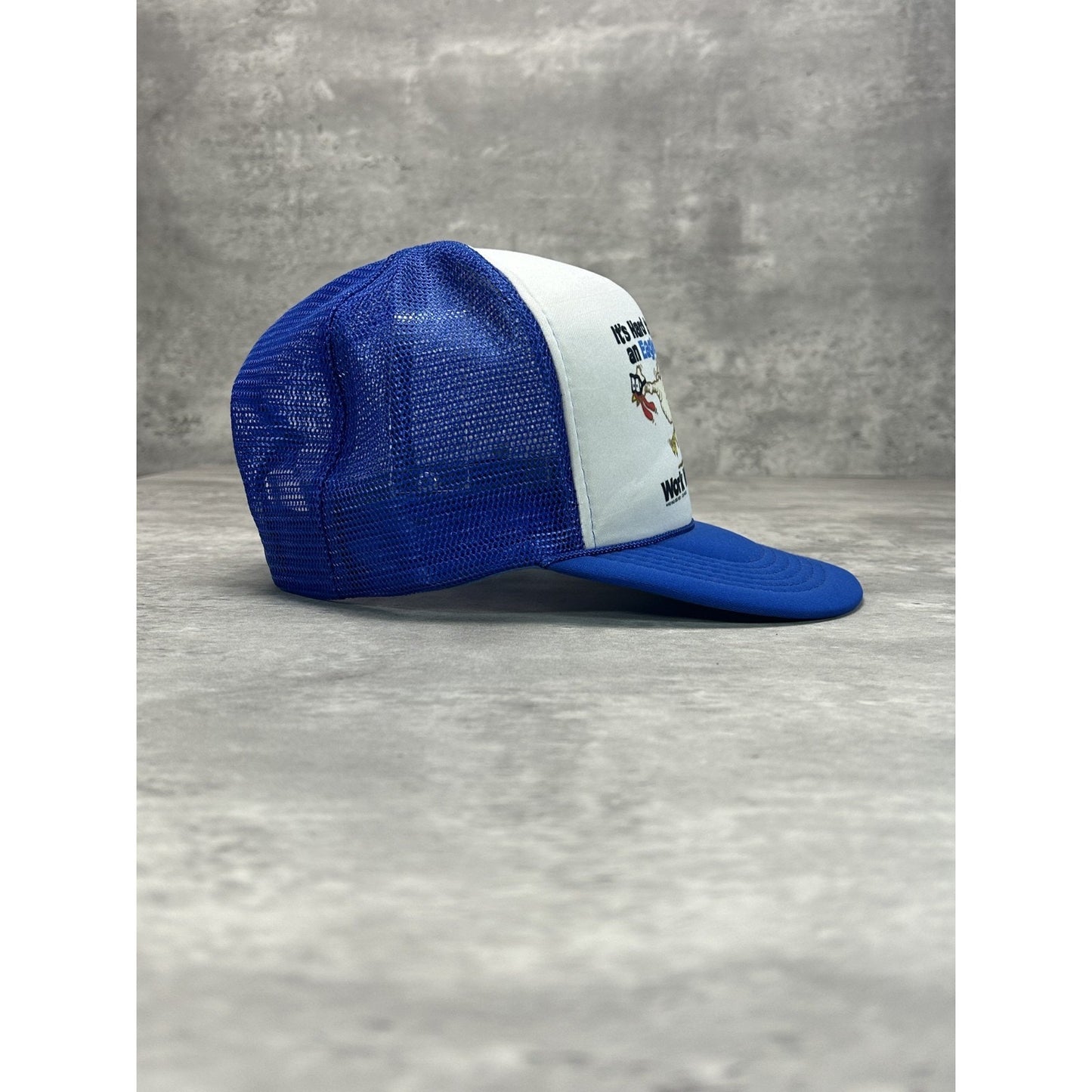 VTG 1983 Hard To Soar Like An Eagle When You Work With Turkeys Snapback Hat OSFA