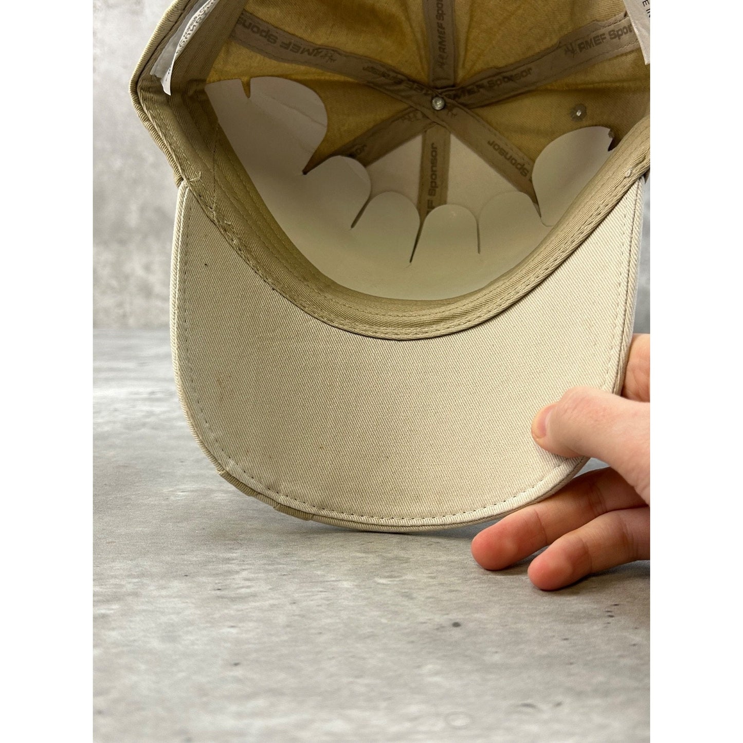 Vintage Rocky Mountain Elk Foundation Embroidered Spellout Strapback Hat OSFA