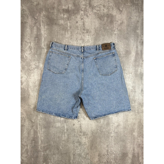 Vintage Wrangler Authentic Jeans Light Wash Denim Shorts Size 41 Blue