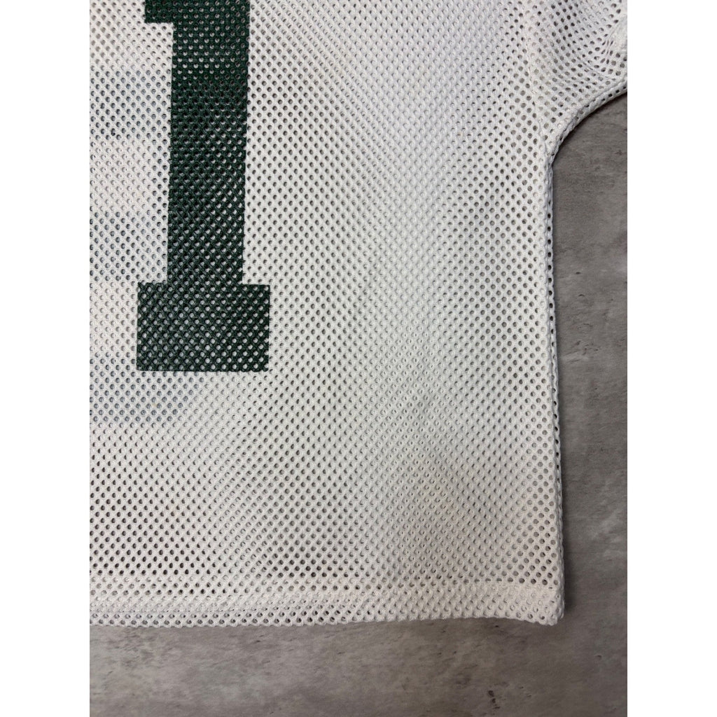 Vintage 90s Michigan State Spartans #81 NCAA Mesh Football Jersey Size Medium