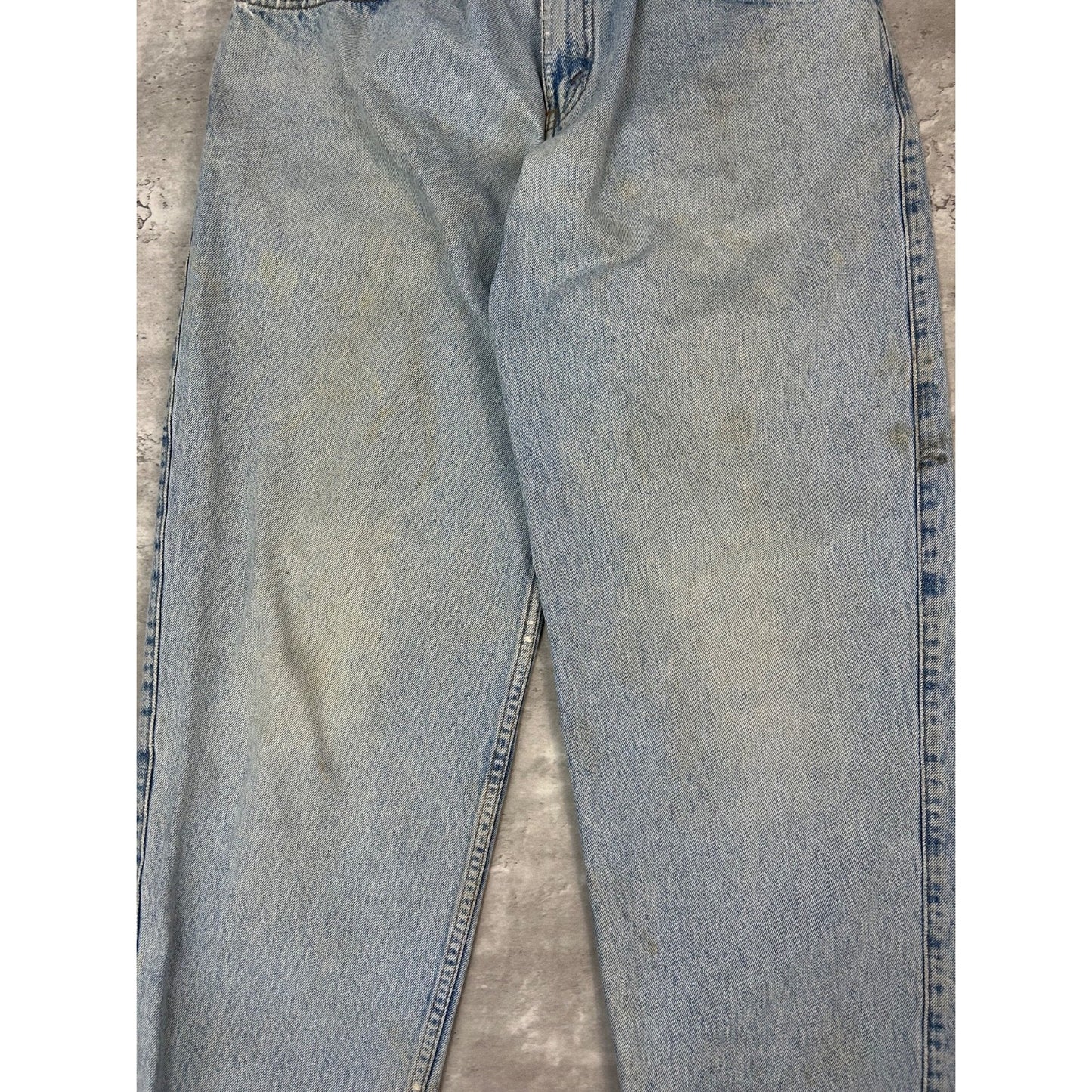 Vintage Y2K Levis Silvertab Baggy Fit Light Wash Denim Pants Size 30 Blue