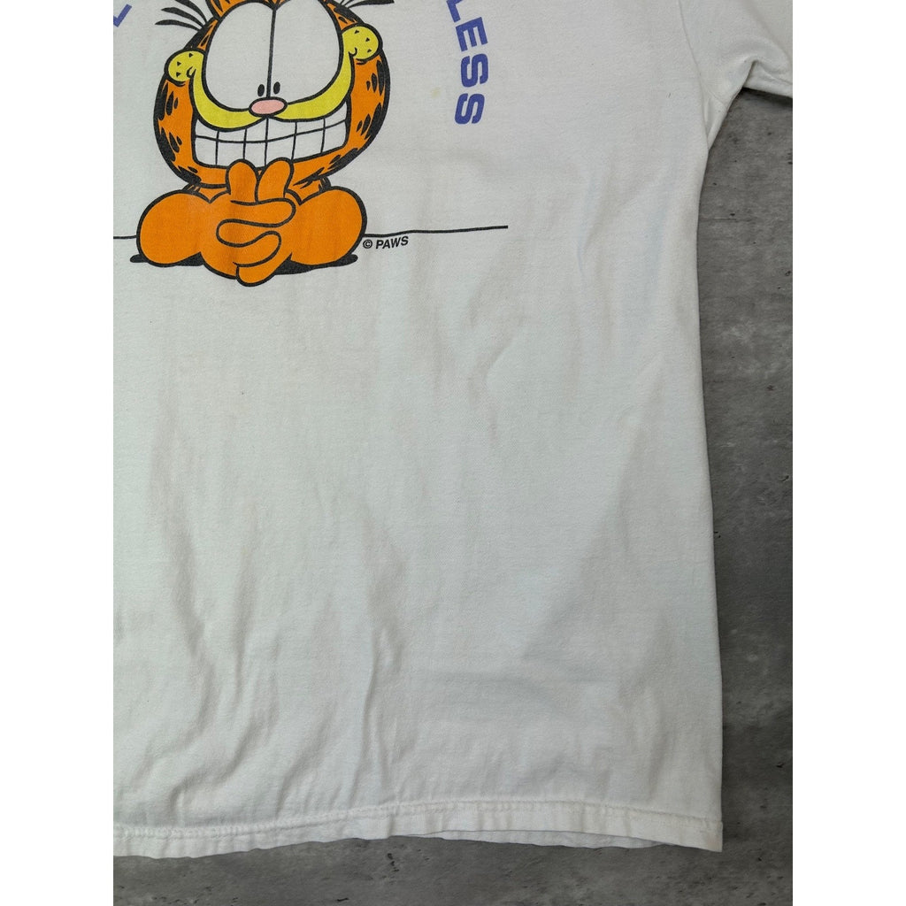 Vintage 90s Garfield I Only Look Harmless Cartoon Character T-Shirt Size Large