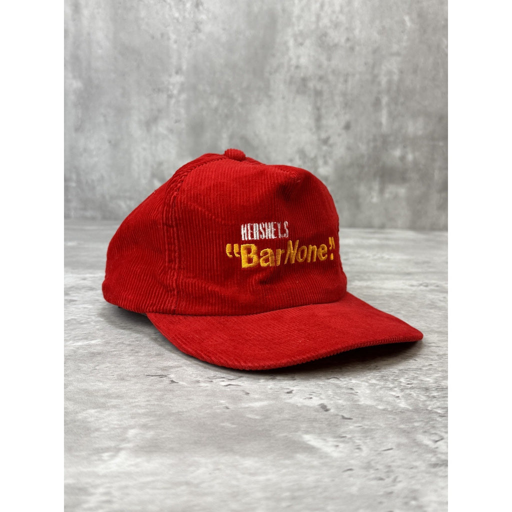 Vintage 90s Hershey Bar None Embroidered Spellout Snack Snapback Hat OSFA