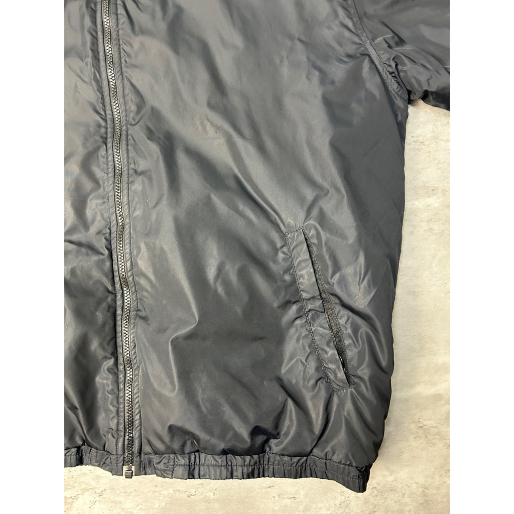Vintage Adidas Embroidered Logo Nylon Full Zip Hooded Jacket Size Large