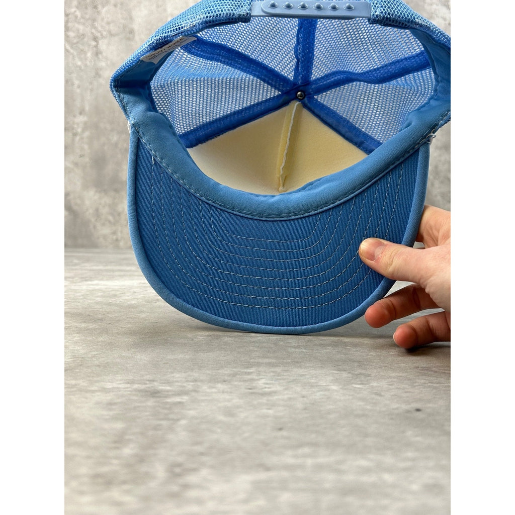 Vintage 80s/90s Blank Two Tone Trucker Snapback Hat OSFA