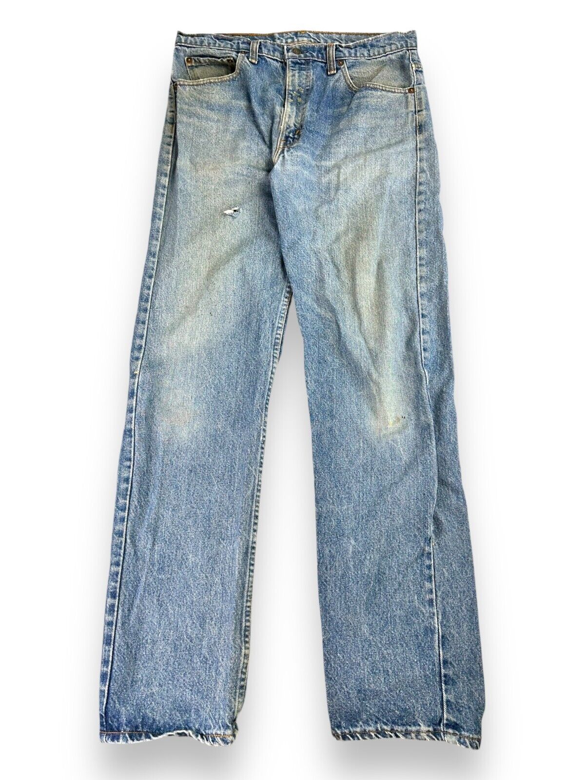 Vintage 90s Levis 505 XX Red Tab Medium Wash Denim Pants Size 33W Blue