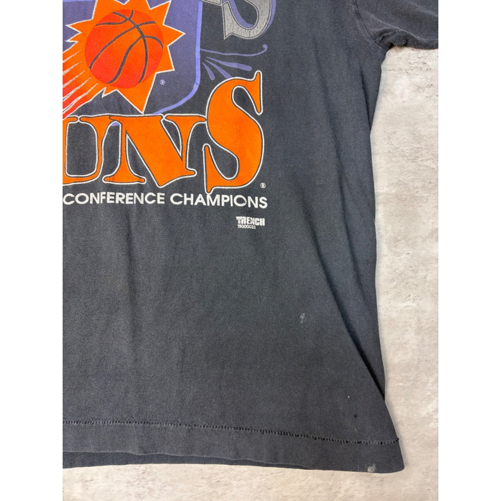 1993 Phoenix Suns NBA Western Conference Champs Graphic T-Shirt Size Medium