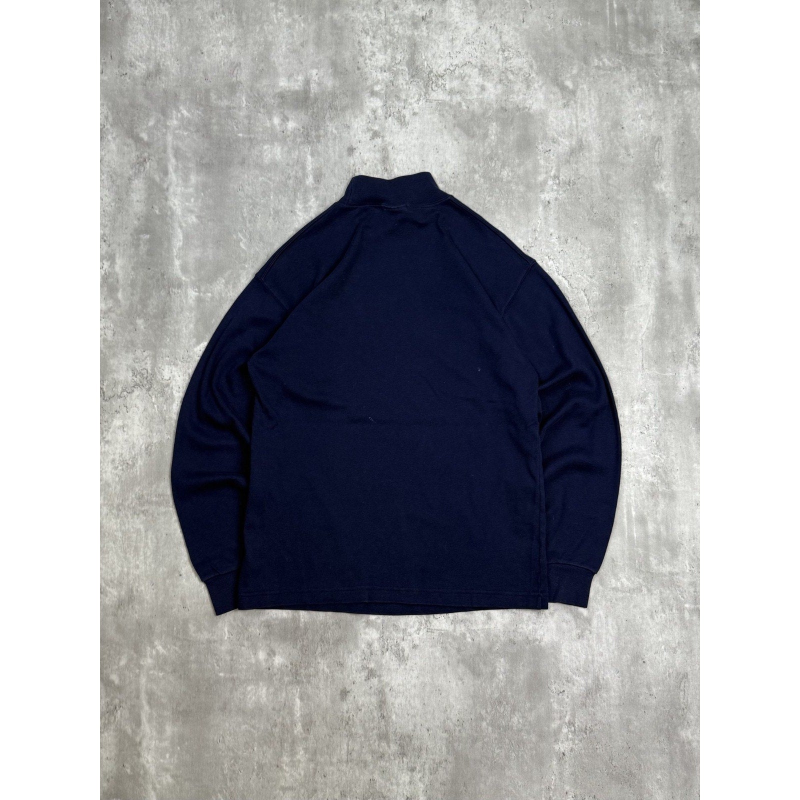 Vintage 90s Rolls Royce Embroidered Logo Mock Neck Long Sleeve T-Shirt Sz Small