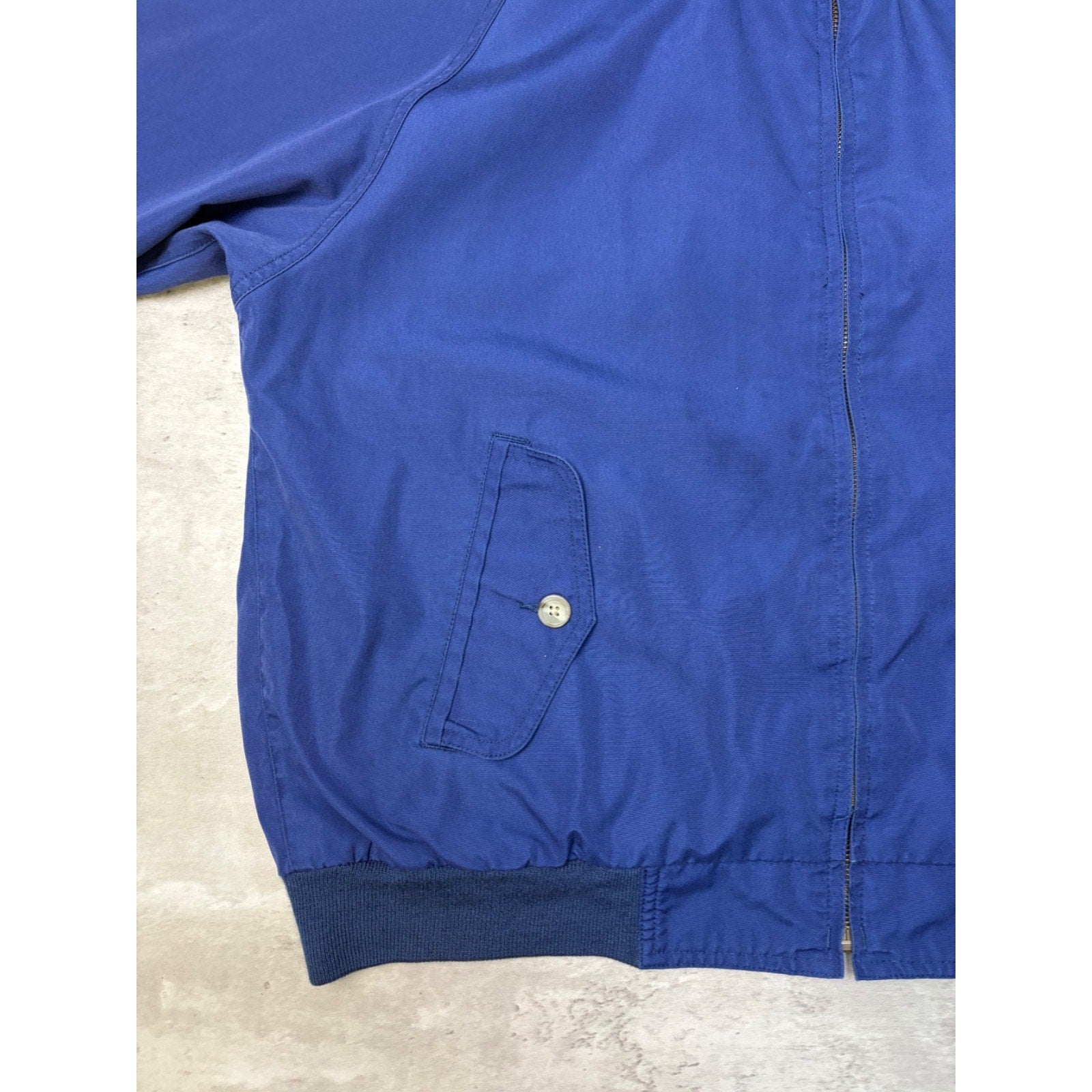 Vintage 90s Eddie Bauer Full Zip Navy Blue Bomber Jacket Size XL