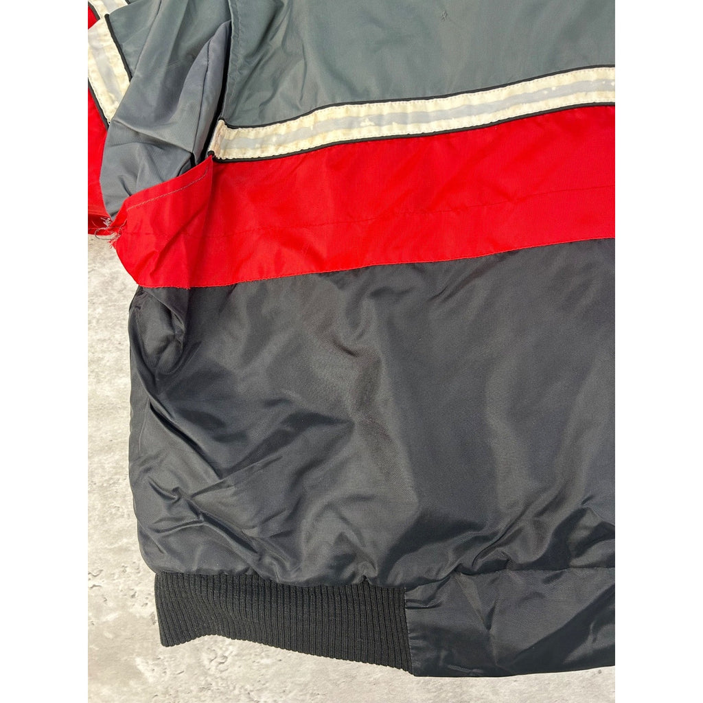 Vintage 90s Polaris Embroidered Logo Full Zip Insulated Jacket Size Large