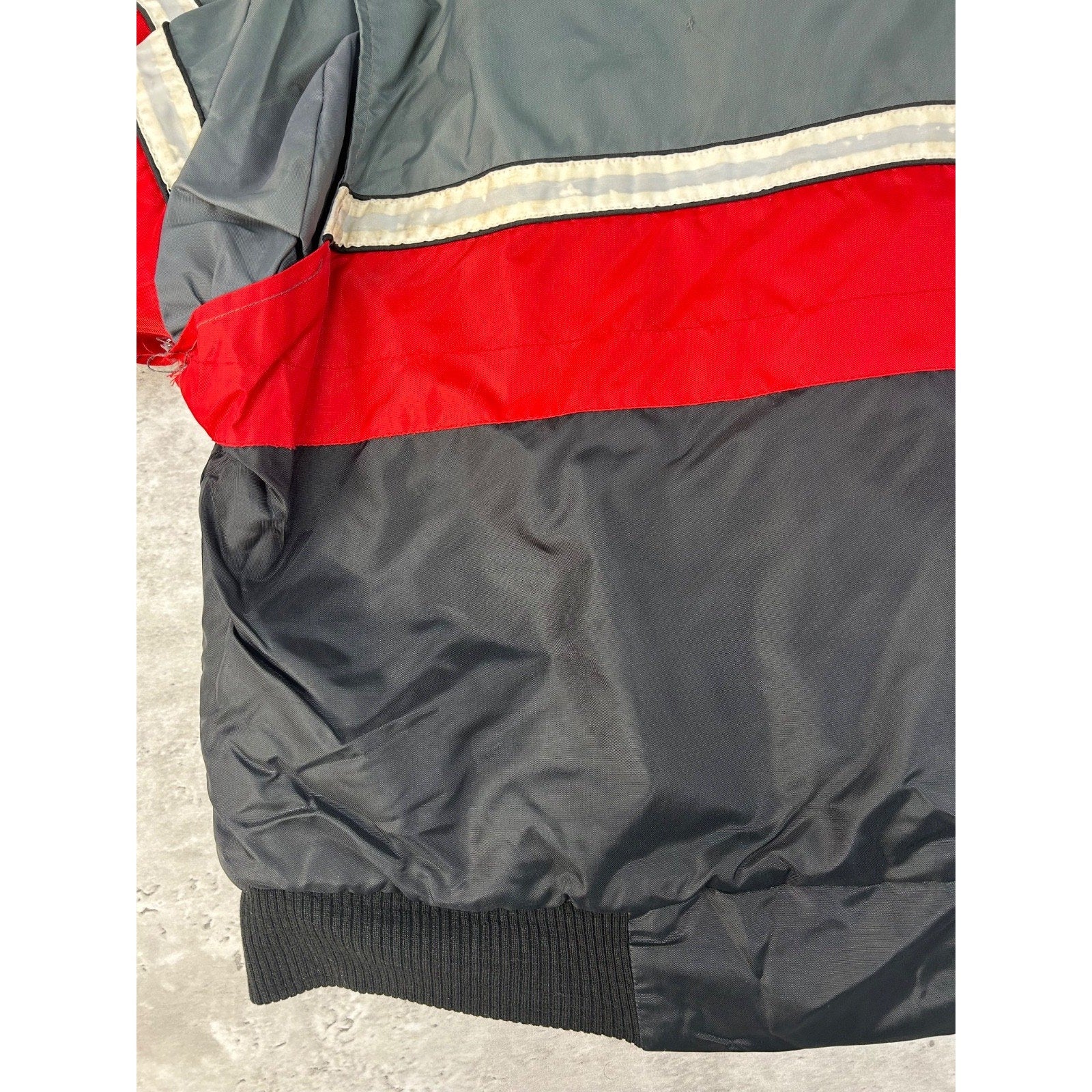 Vintage 90s Polaris Embroidered Logo Full Zip Insulated Jacket Size Large