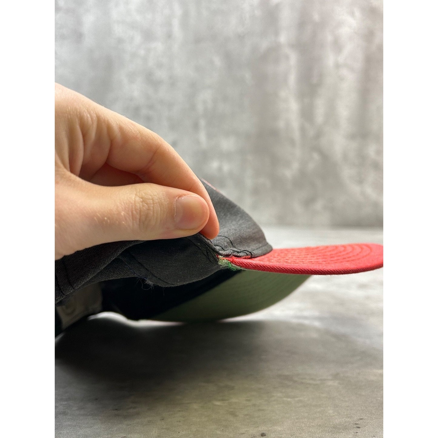 Vintage 90s Detroit Red Wings MLB Embroidered Logo Hockey Snapback Hat OSFA