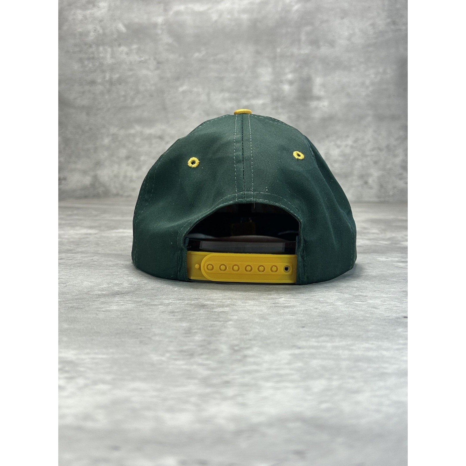 VTG 90s Green Bay Packers NFL Embroidered Spellout Football Snapback Hat OSFA