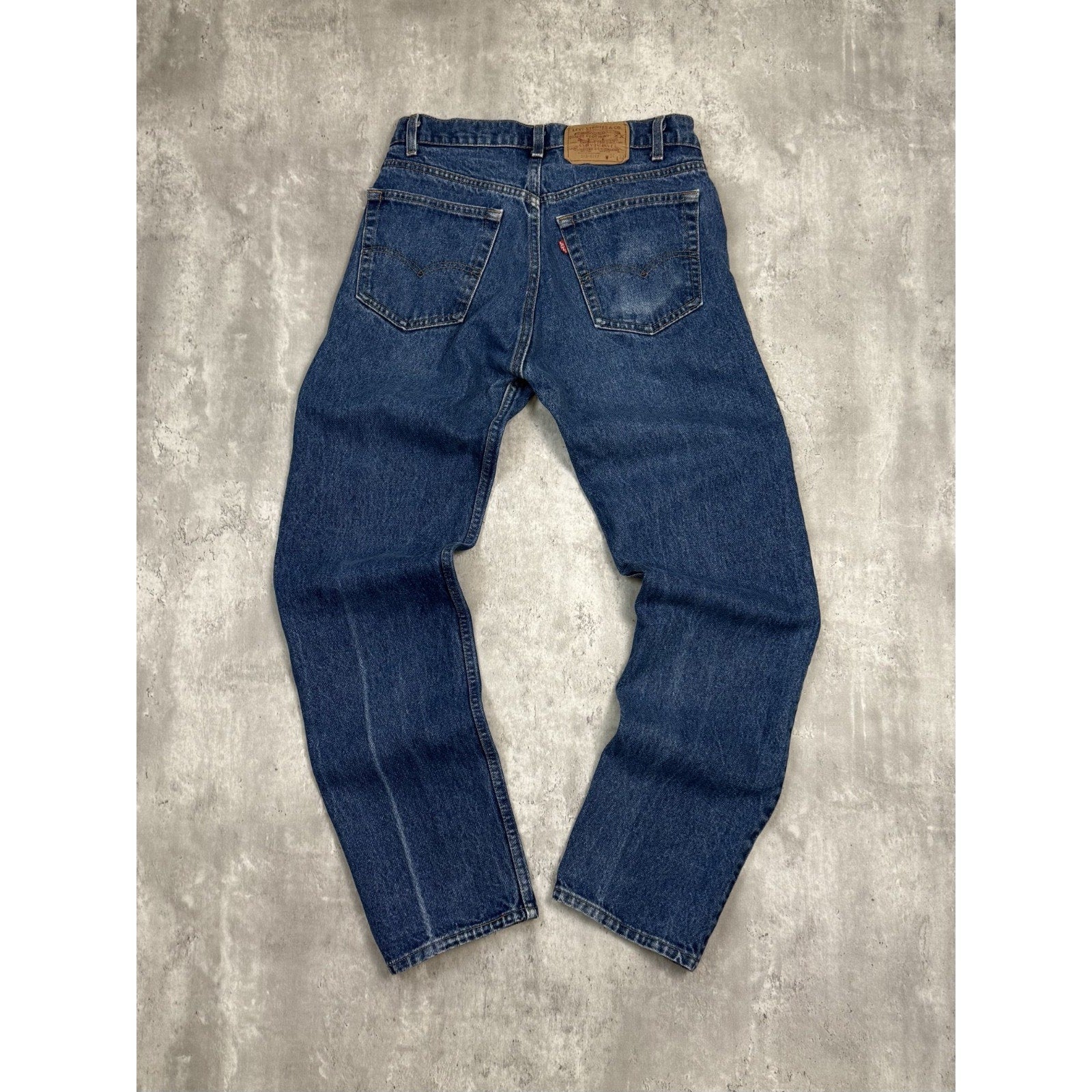 Vintage 80s Levis XX 505-0217 Dark Wash Denim Pants Size 32