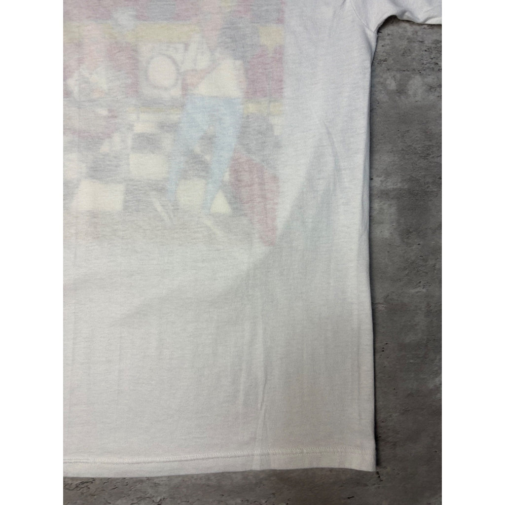 Vintage 90s Pete & Clete Out Of Shape Bowling Graphic T-Shirt Size Large