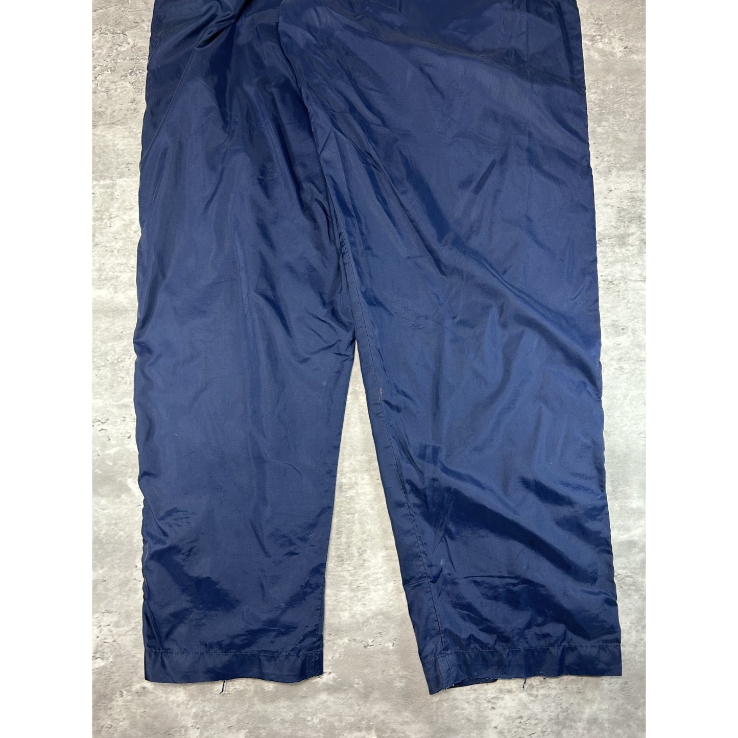 Vintage 90s Nike Embroidered Swoosh Nylon Track Pants Size XL