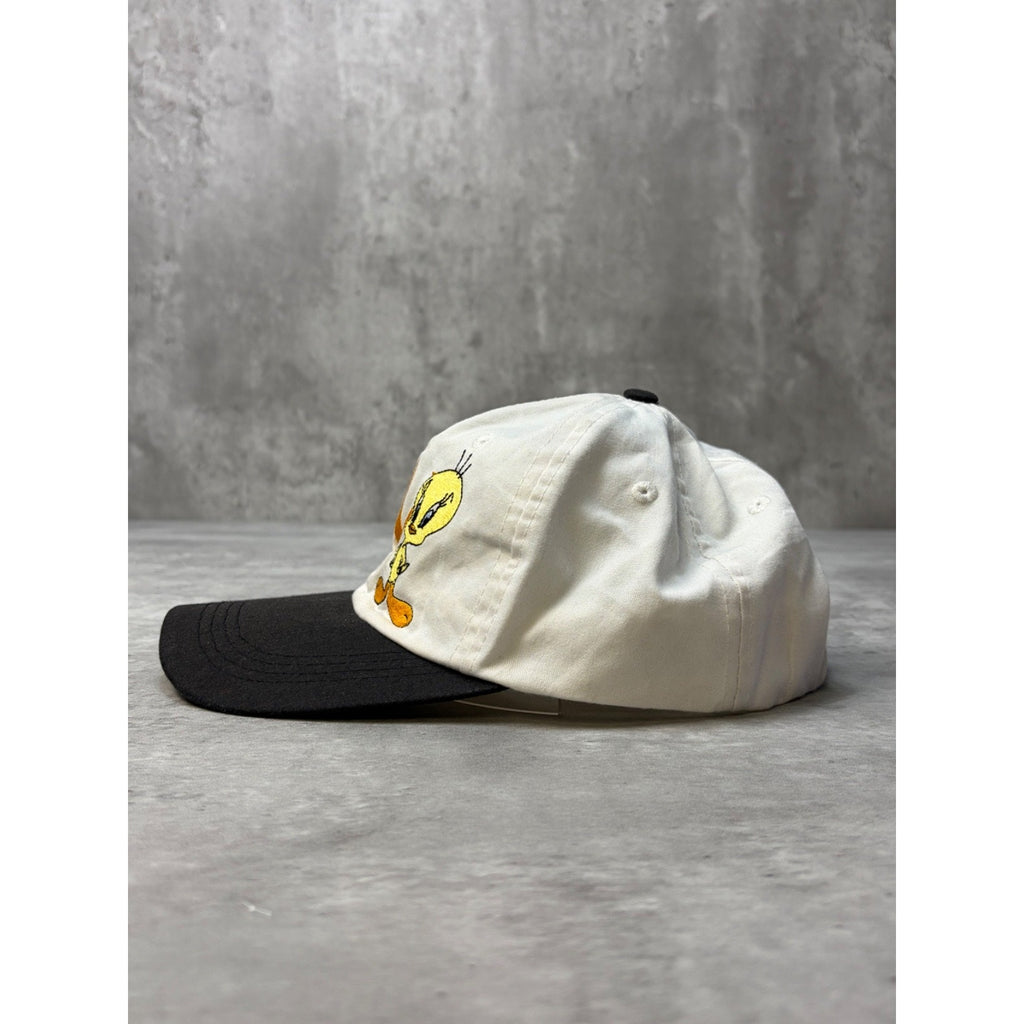 Vintage Looney Tunes Tweety Character Graphic Flexfit Hat OSFA