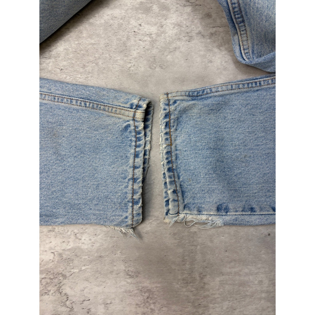 Vintage 90s Levis 560 Red Tab Loose Fit Light Wash Denim Pants Size 31