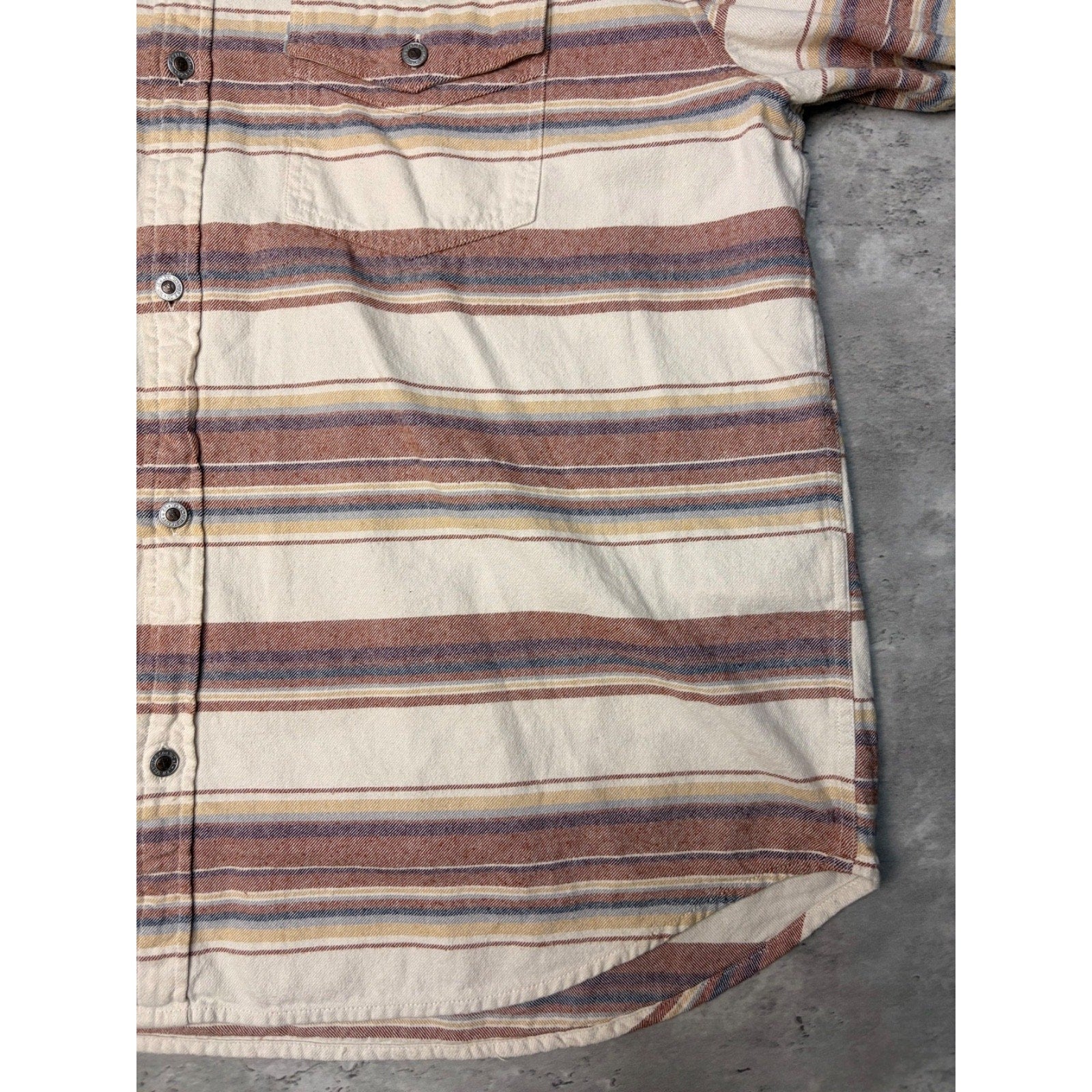 Levis Silvertab Long Sleeve Double Pocket Button Up Shirt Size Large