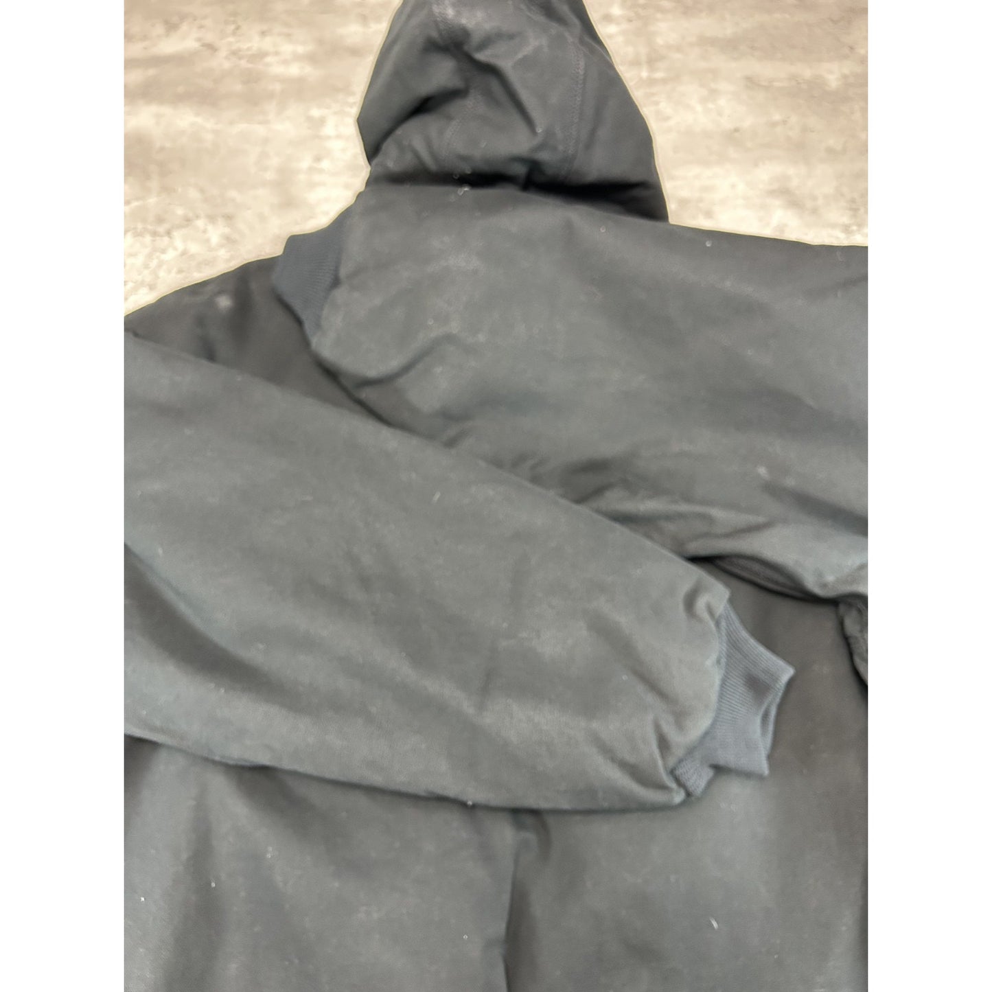 Vintage Carhartt Insulated Canvas Workwear Full Zip Active Hooded Jacket Sz 2XL