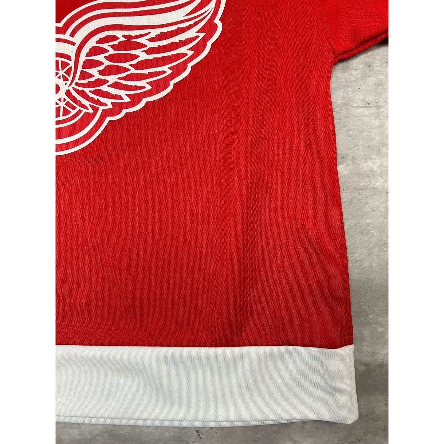 Vintage Detroit Red Wings NHL Stitched CCM Hockey Jersey Size Small Red