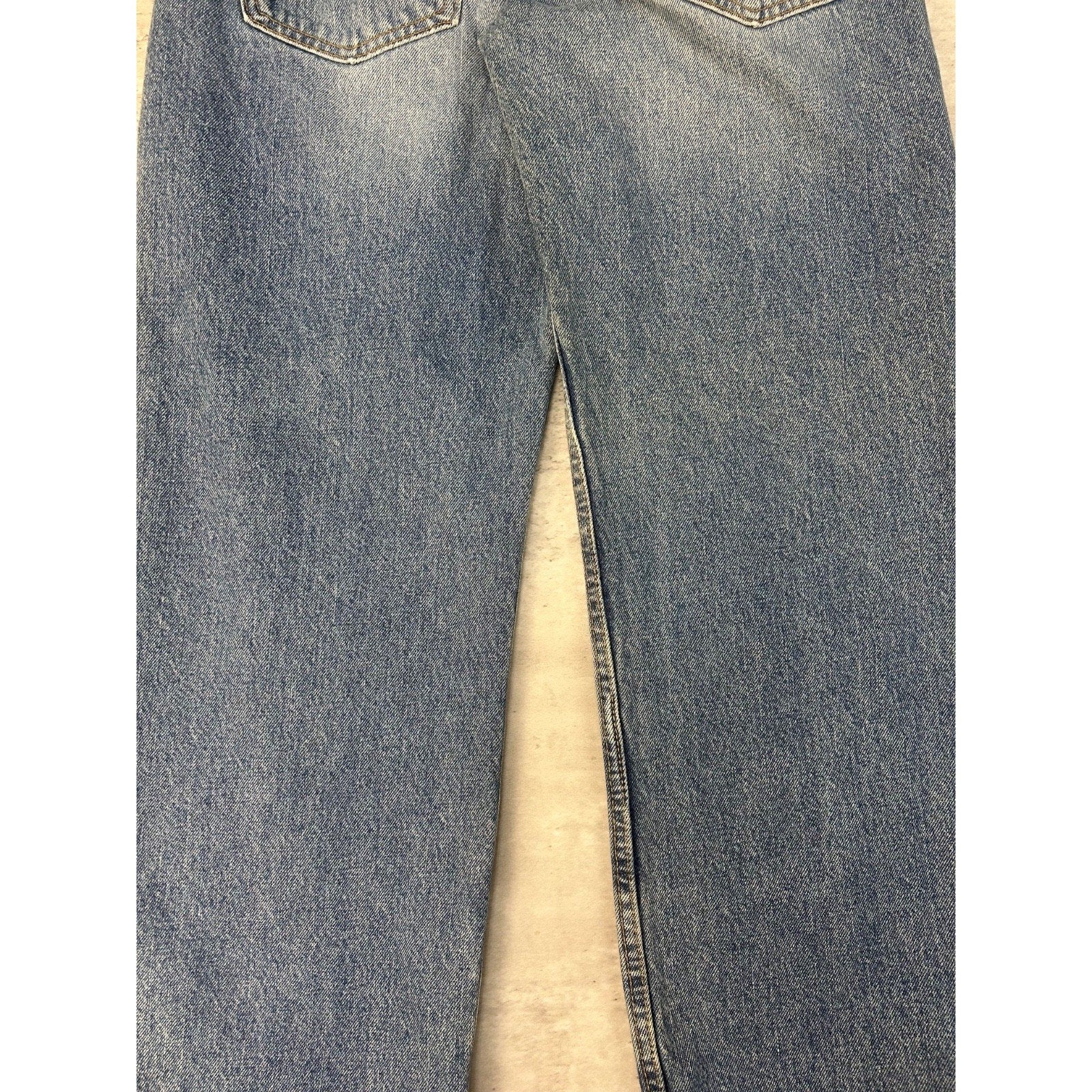Vintage Levis 529 Red Tab Low Rise Straight Medium Wash Denim Pants Size 33