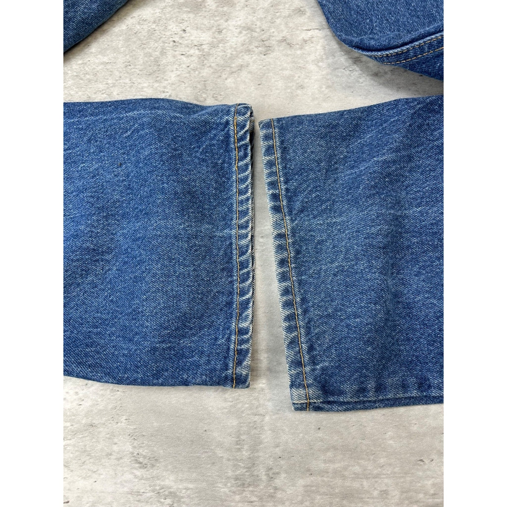 Vintage 90s Levis Red Tab Dark Wash Blue Denim Pants Size 37