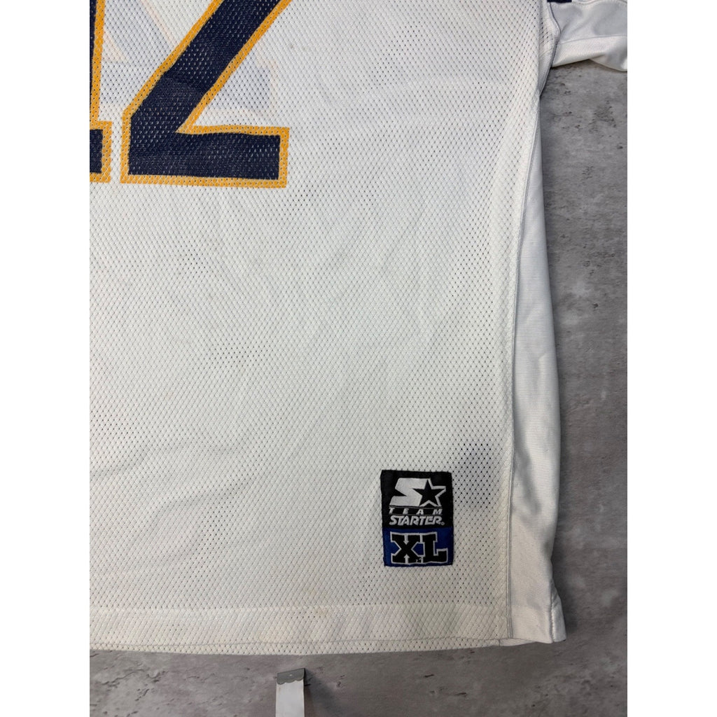 Vintage West Virginia Mountaineers #12 NCAA Starter Football Jersey Size XL