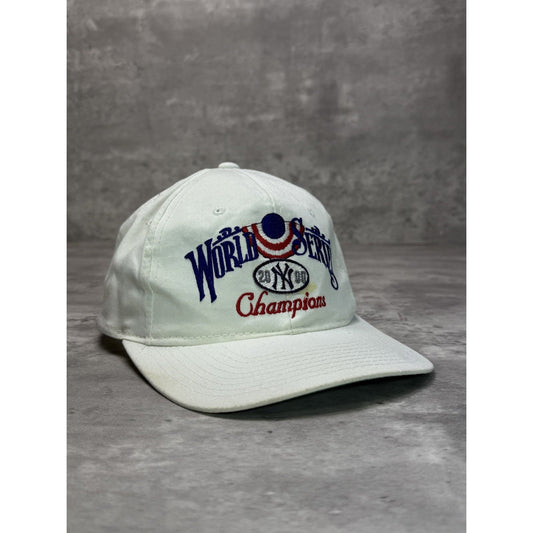 Vintage 2000s New York Yankees MLB World Series Champs Snapback Hat Size OSFA