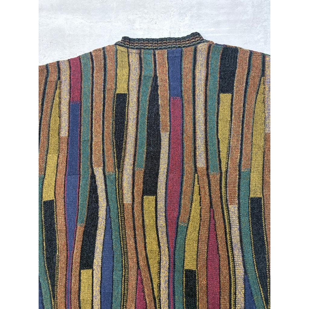 Vintage Protege Geometric Pattern Knit Sweater Size XL