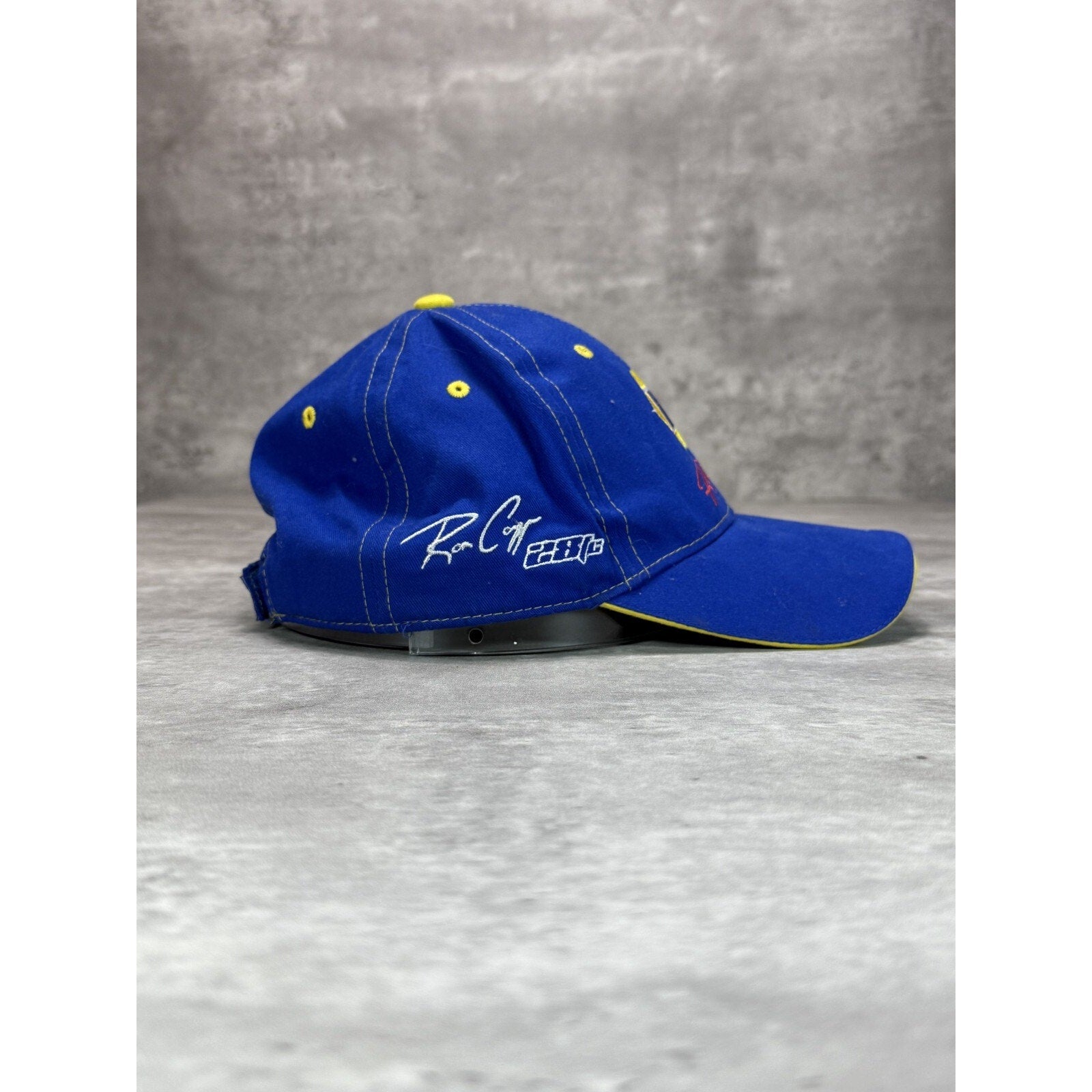 Vintage Napa Racing Embroidered Logo Nascar Strapback Hat OSFA Blue