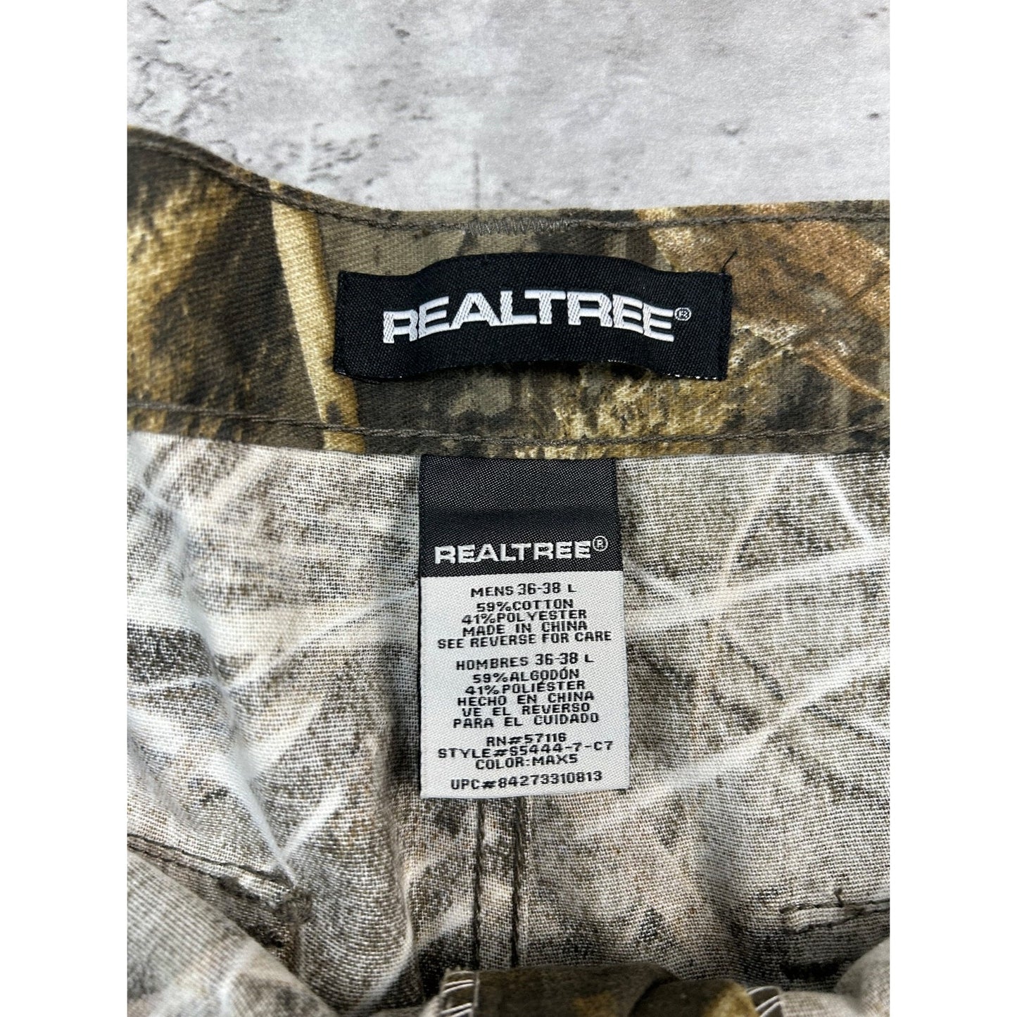 Vintage Realtree Max-5 Tree Camo Utility Hunting Cargo Pants Size 39