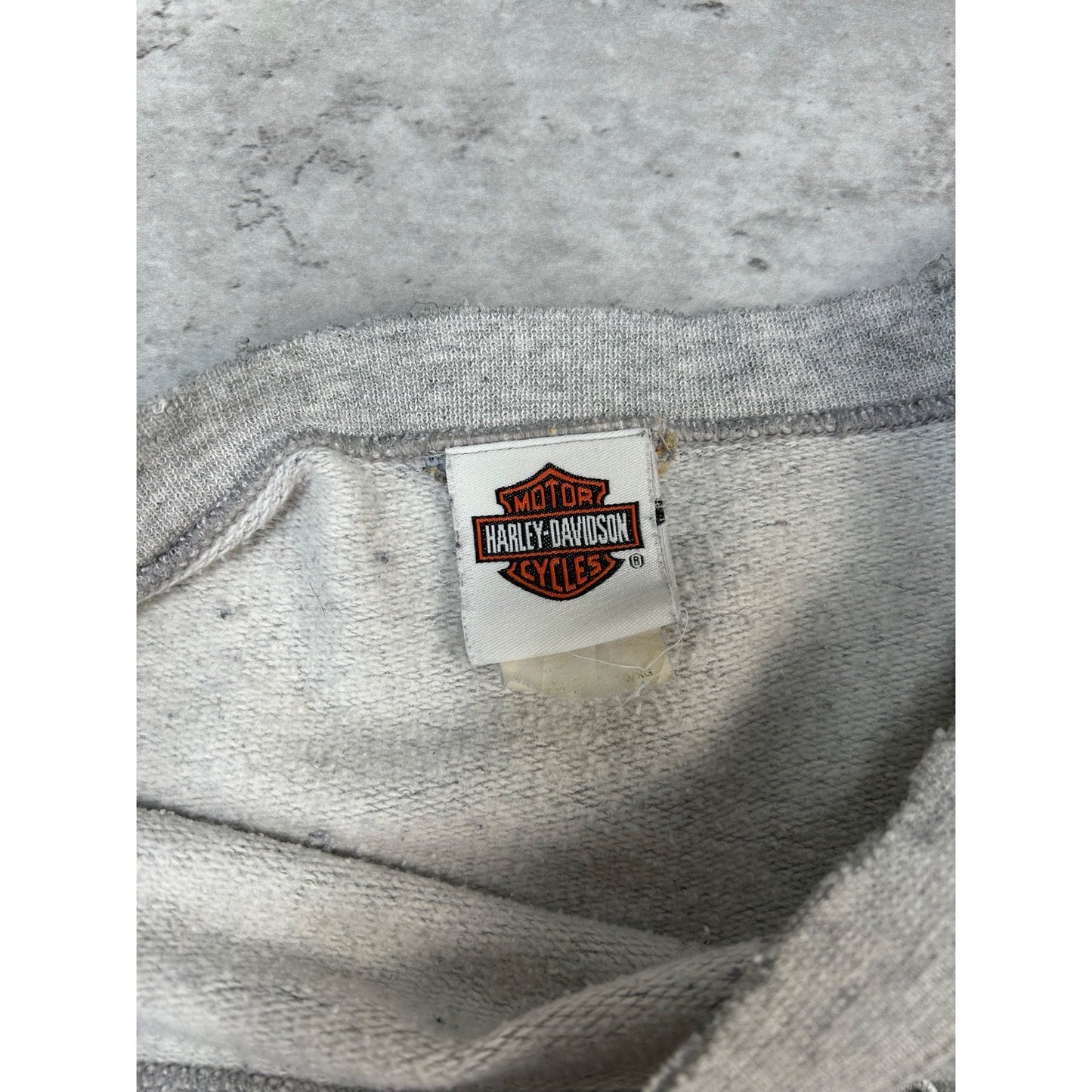 Harley Davidson Motorcycles Crest Graphic Sweatshirt Size 2XL Gray