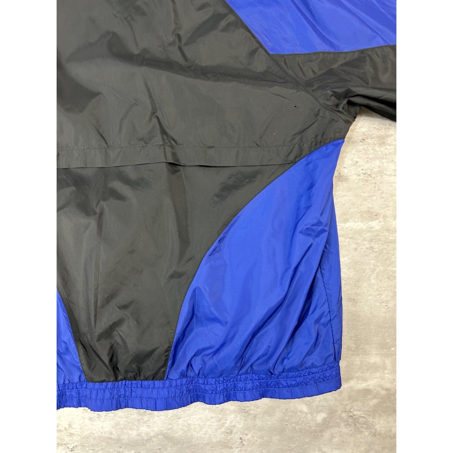 Vintage 90s Adidas Embroidered Trefoil Windbreaker Jacket Size Large