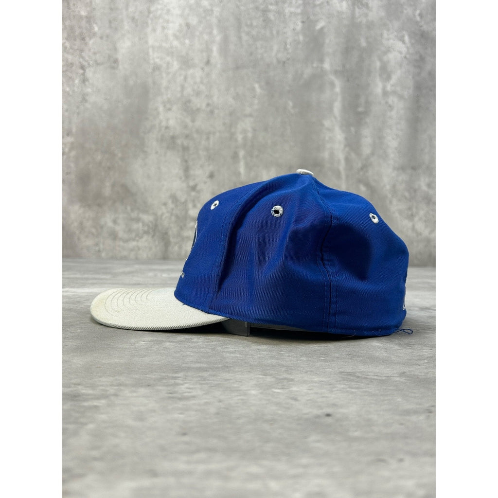 Vintage 90s Detroit Lions NFL Embroidered Logo Football Fitted Hat Size 7 1/4