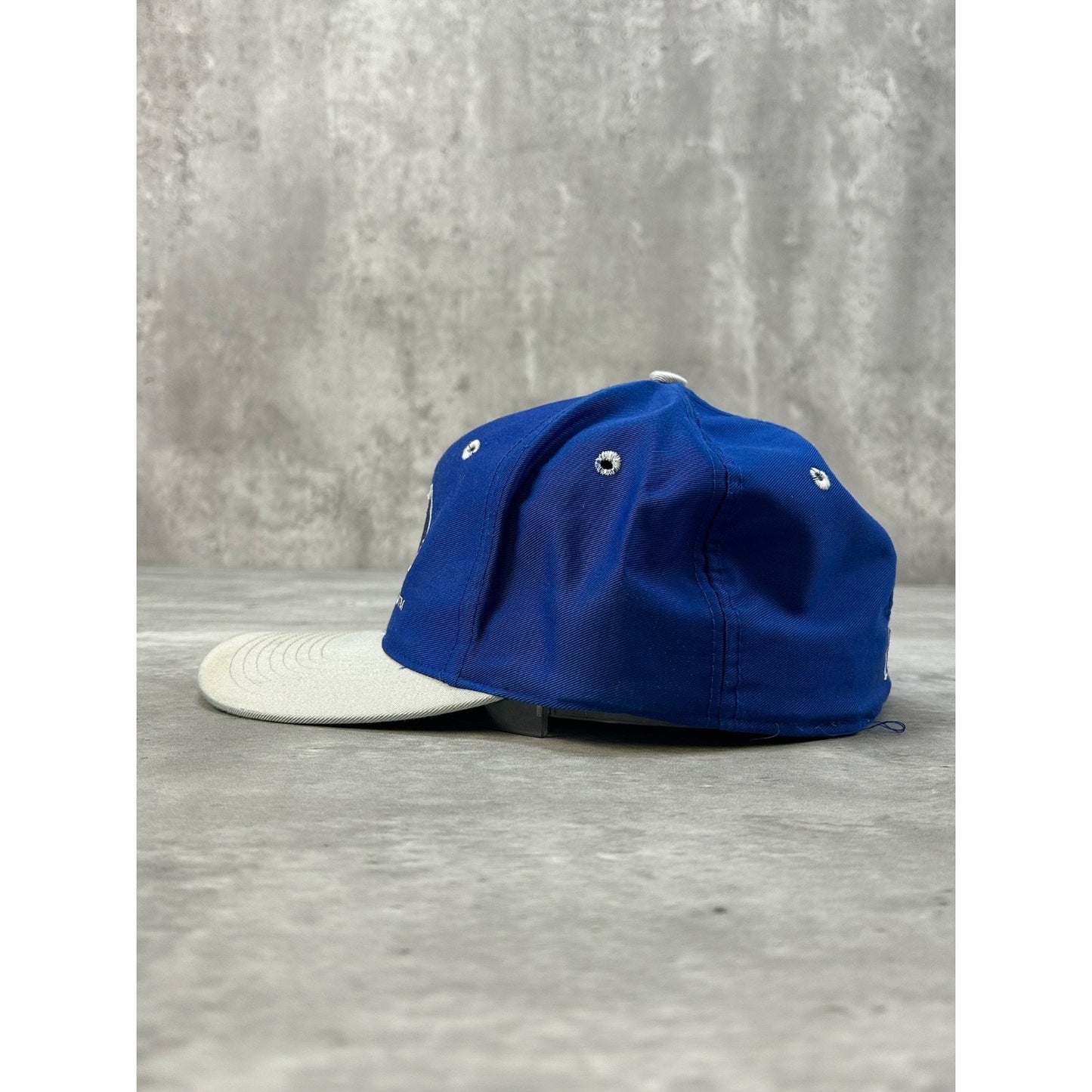 Vintage 90s Detroit Lions NFL Embroidered Logo Football Fitted Hat Size 7 1/4