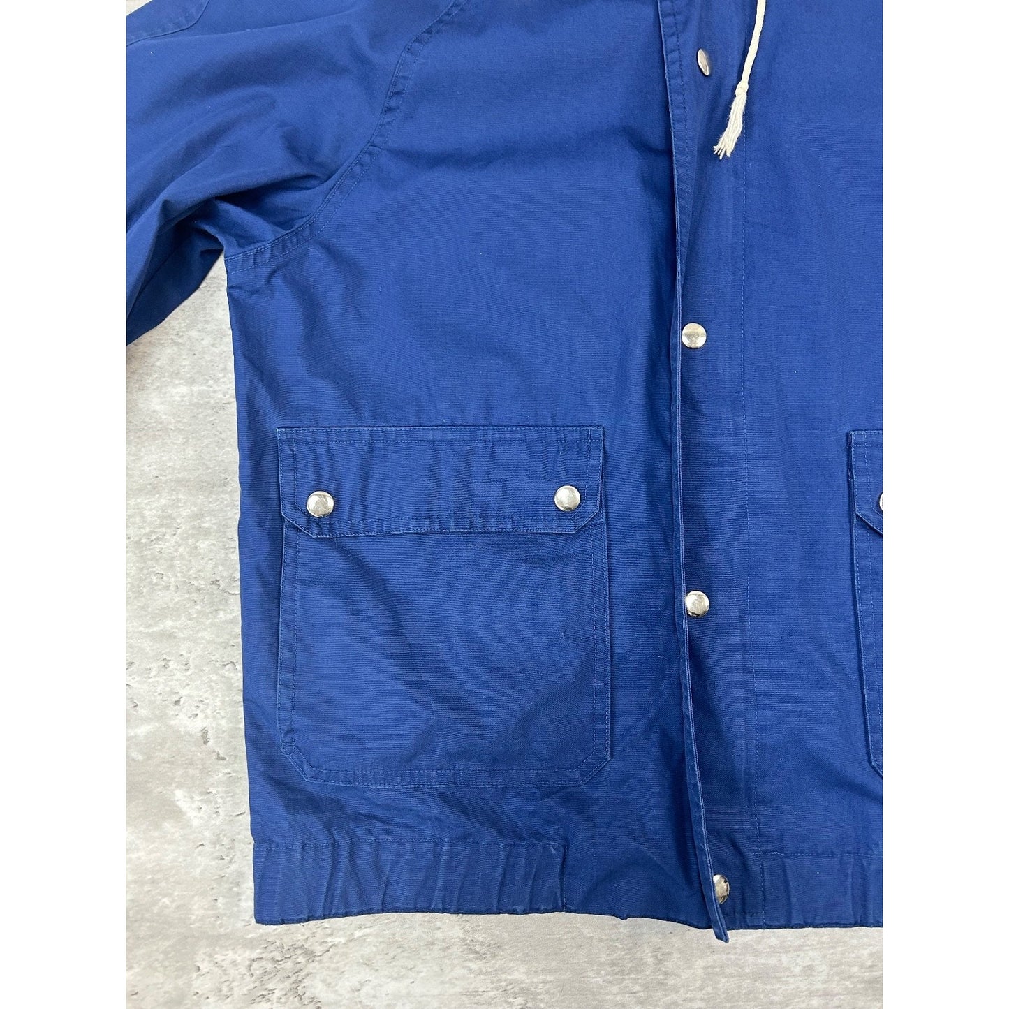 Vintage 90s Lacoste Embroidered Logo Full Zip Multi Pocket Jacket Size Medium