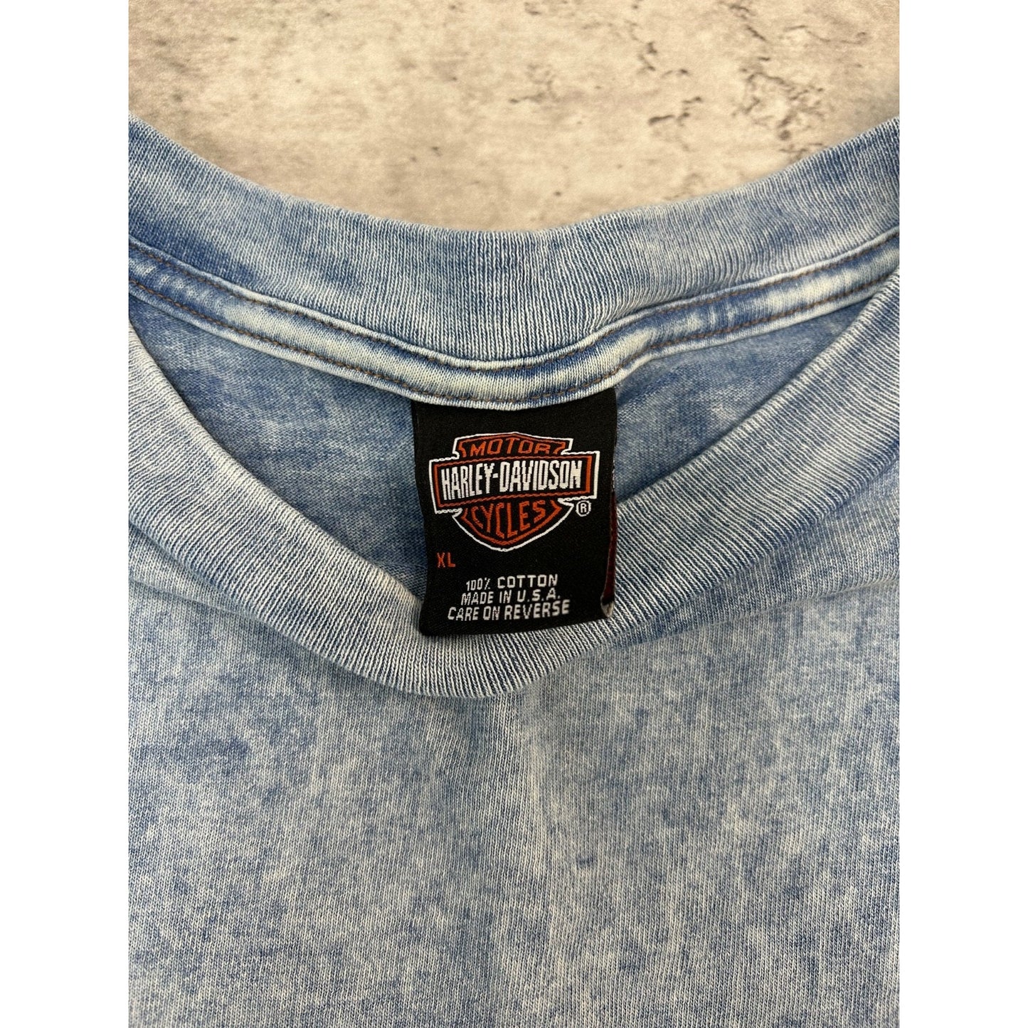 Vintage Harley Davidson Montana Bear Graphic Tye Dye T-Shirt Size XL