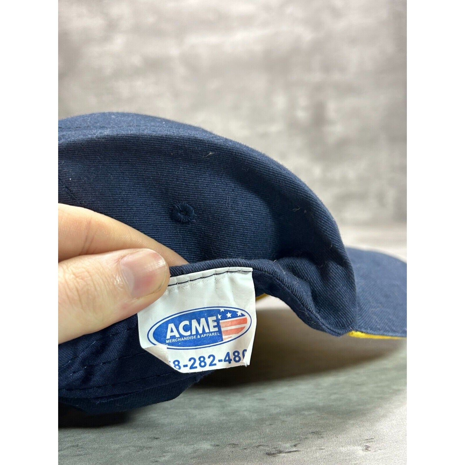 Vintage Miller Lite Embroidered Logo Beer Promo Snapback Hat OSFA Blue