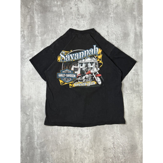 Vintage 2001 Harley Daivdson Live To Ride Spellout Graphic T-Shirt Size XL