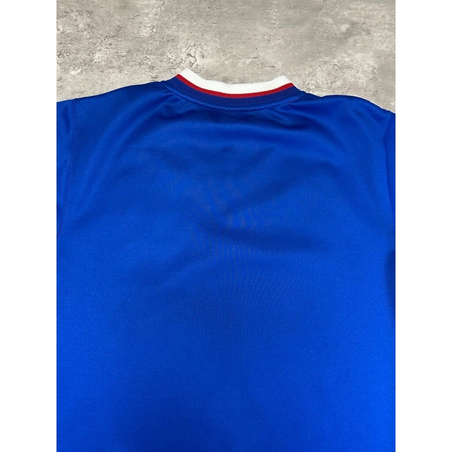 Vintage Y2K Southpole Embroidered Logo Pullover Baseball Jersey Size Medium Blue