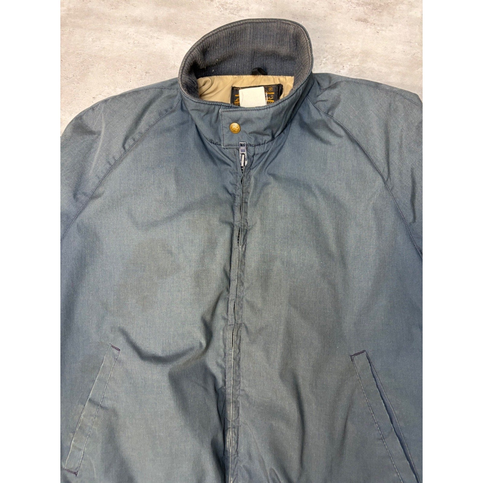 Vintage 80s Eddie Bauer Insulated Full Zip Collared Bomber Jacket Size XL