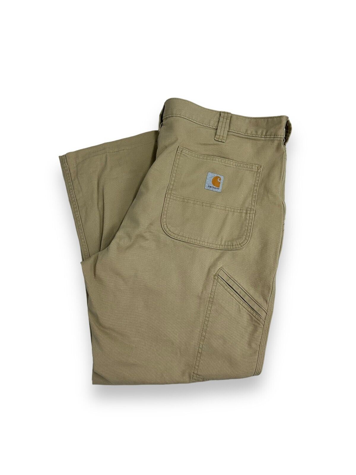 Carhartt Relaxed Fit Canvas Workwear Five Pocket Pants Size 38 Beige