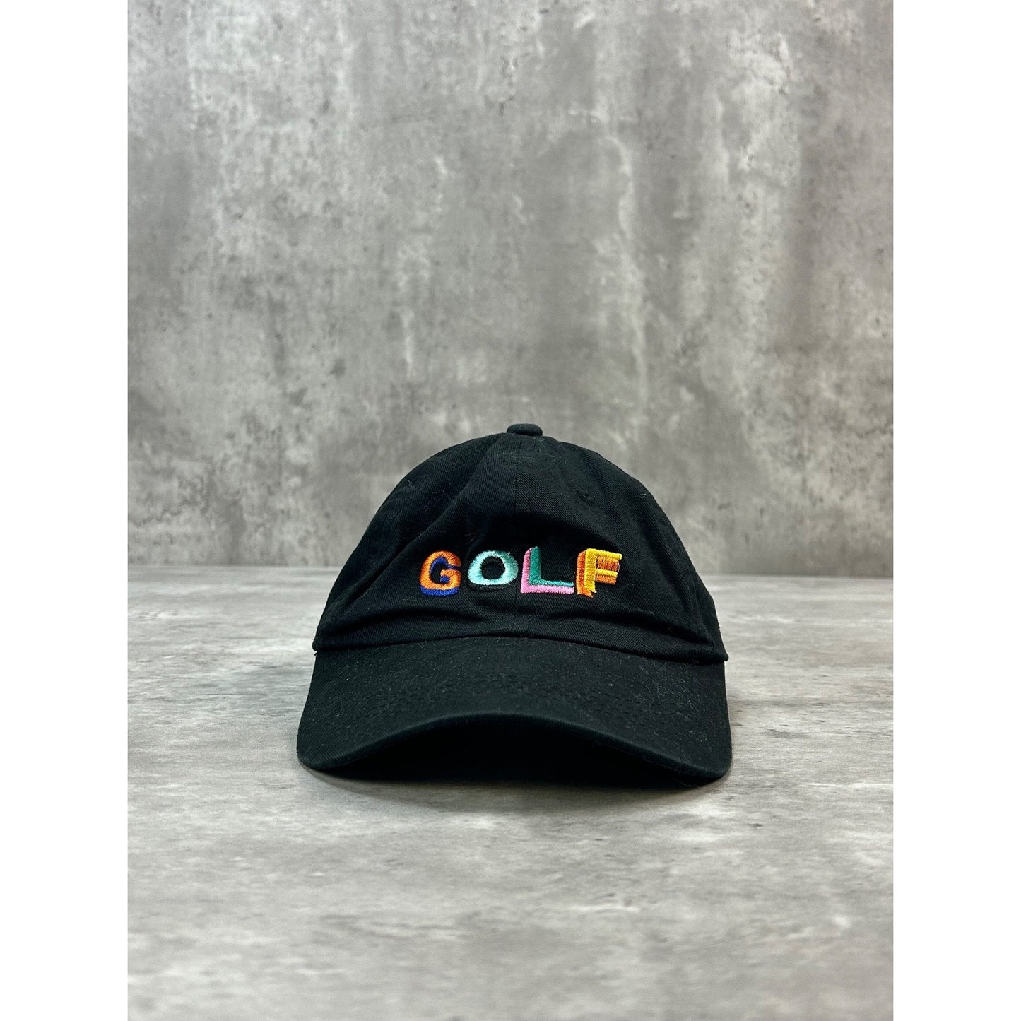 Golf Tyler The Creator Embroidered Spellout Strapback Hat OSFA