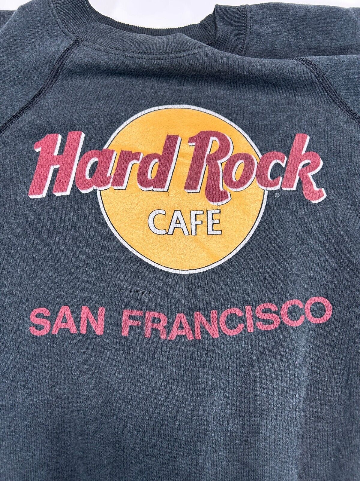 Vintage 80s Hard Rock Cafe San Fransisco Destination Sweatshirt Size Medium