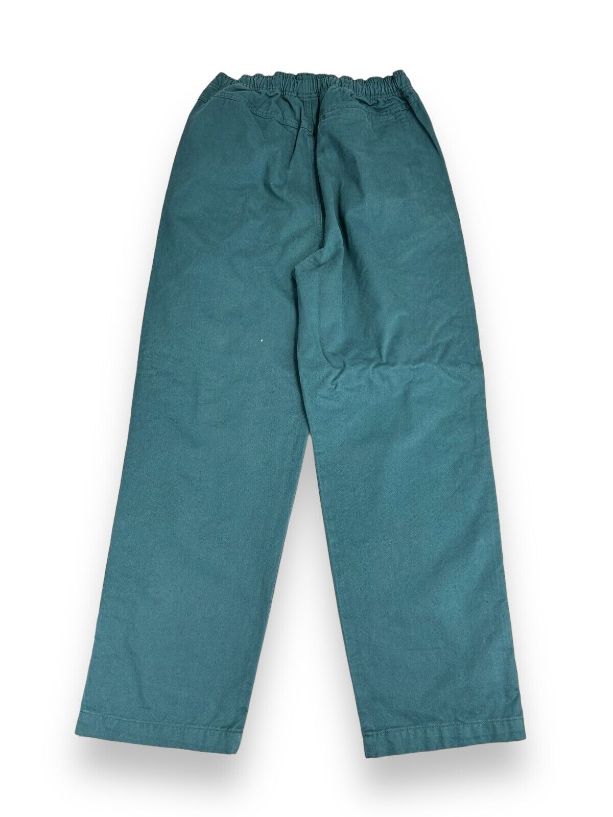 2000s Stussy Elastic Stuff Cotton Chino Style Pants Size Medium Teal