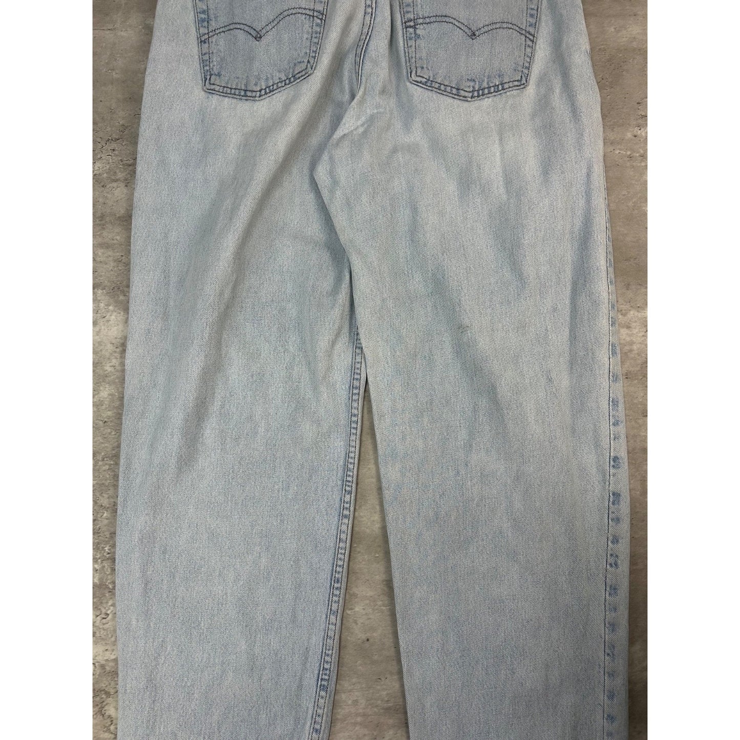 Vintage 90s Levis Silvertab Loose Fit Light Wash Denim Pants Size 34